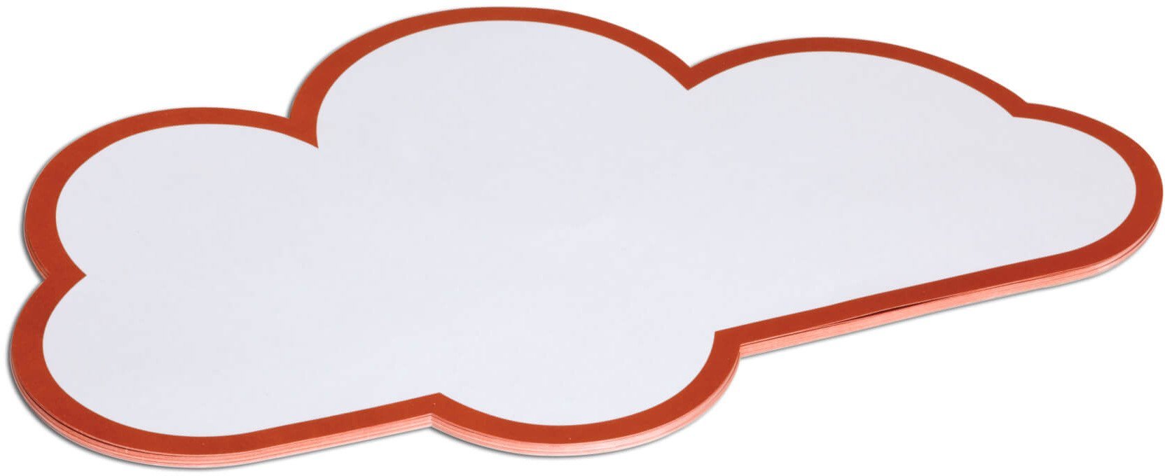 MAUL Moderationskarten Wolke, 27 x 43 cm, 20 St./Pack weiß