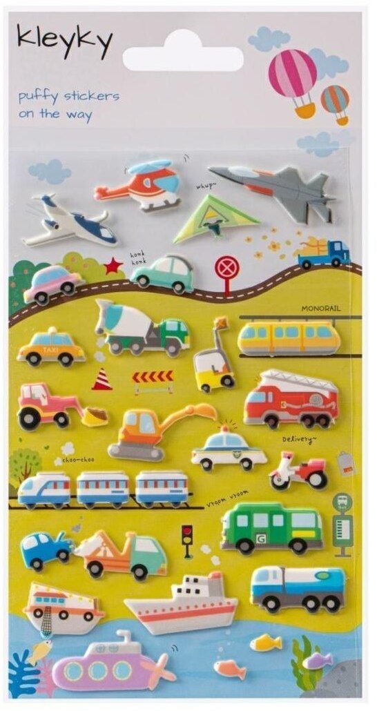 Naklejki wypukłe Pojazdy