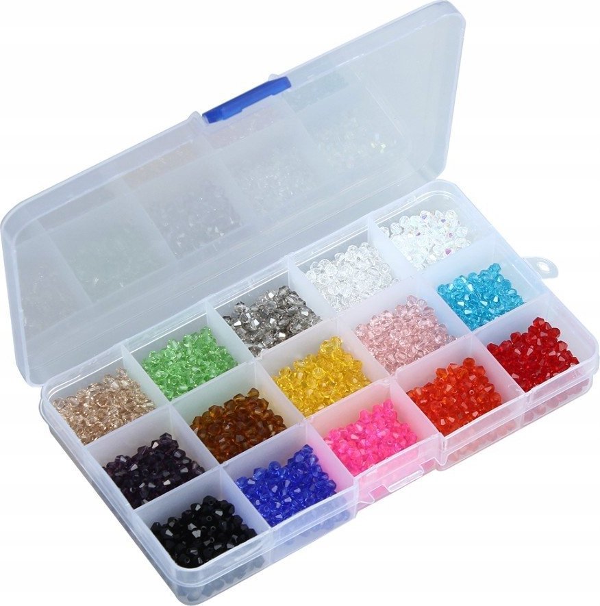 Korbi PUDEŁKO ORGANIZER NA KORALIKI OZDOBY ORGANIZER D14