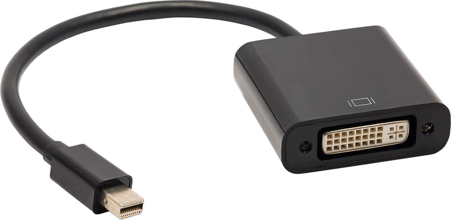 Adapter AV Akyga DisplayPort Mini - DVI-I czarny (AK-AD-37)
