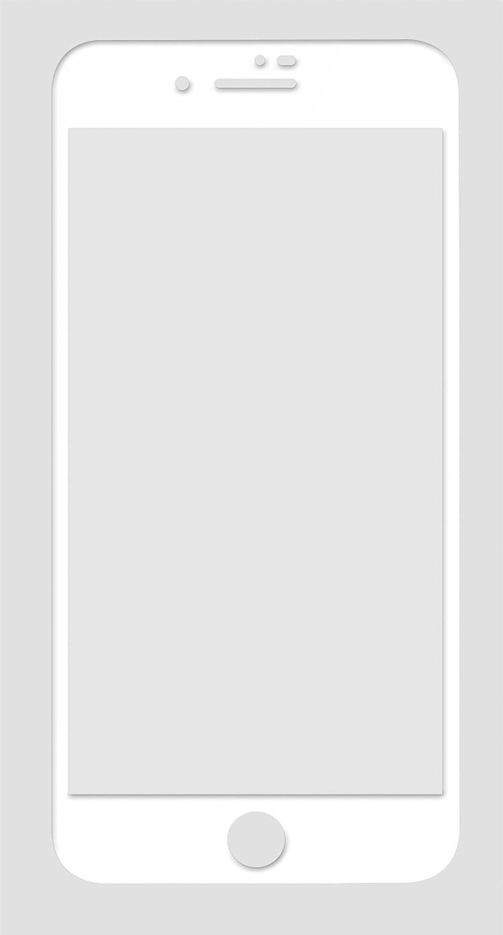 Woodcessories Woodcessories 3D Premium Glass iPhone 6+/ 7+/ 8+ White