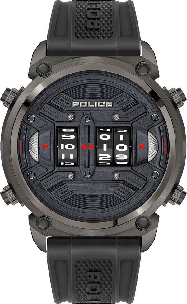 Zegarek Police Zegarek męski Police PL.PEWJP2108301 czarny