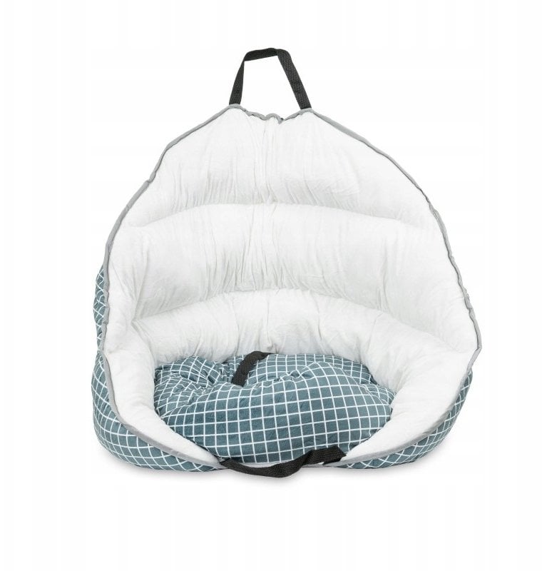 Barry King Przenośny fotelik samochodowy dla psa, ciemny szary, 60*50*50cm