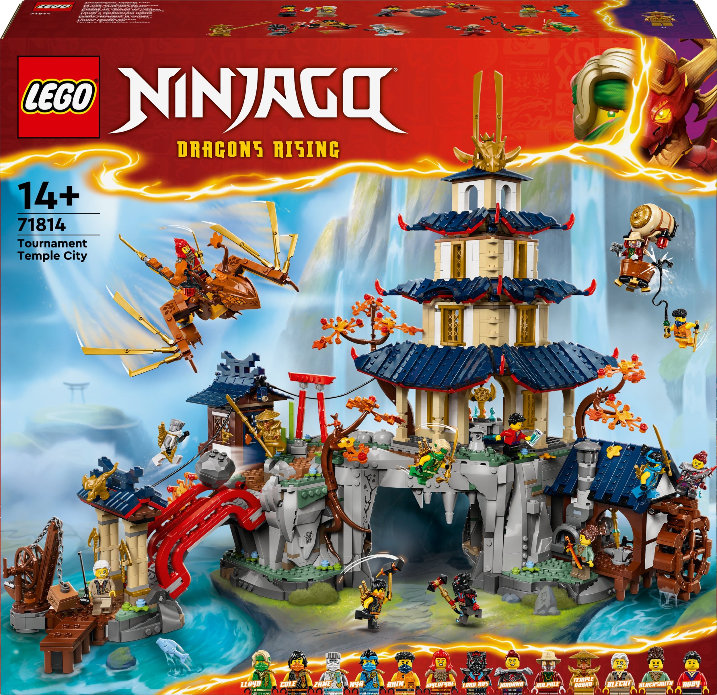 LEGO Ninjago Turniejowe miasto ze świątynią (71814)