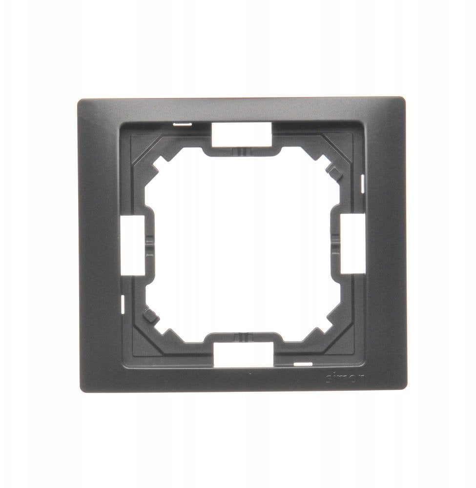 Simon Basic Ramka 1-krotna Neos do wersji bryzgoszczelnej IP44 z uszczelką czarny BMRC1B/49