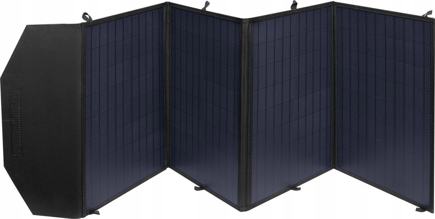 Ładowarka solarna Sandberg Sandberg Solar Charger 100W QC3.0+PD+DC, 100 W, Monocrystalline silicon, Ground, Black, USB Type-A, USB Type-C, 22%