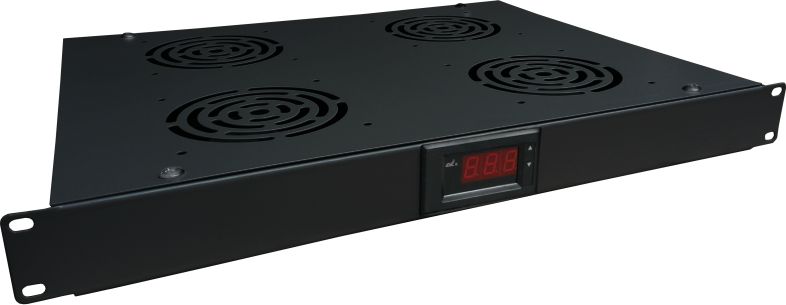 Alantec Panel wentylacyjny 19" 1U z termostatem (SA-F-1U-4-T-C)