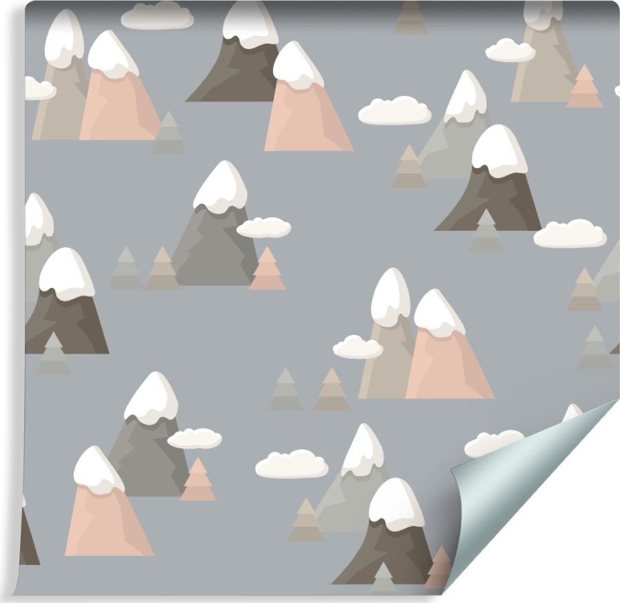 Muralo Tapeta Dla Dzieci - Wzór Gór