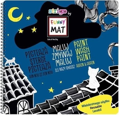Książka do kolorowania Koty Funny Mat STRIGO
