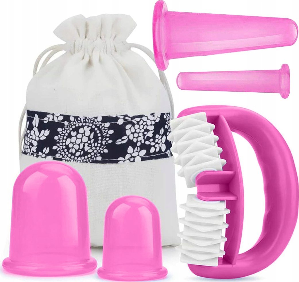 ZESTAW MASAŻER I CHIŃSKIE BAŃKI DO TWARZY I CIAŁA BUB-06