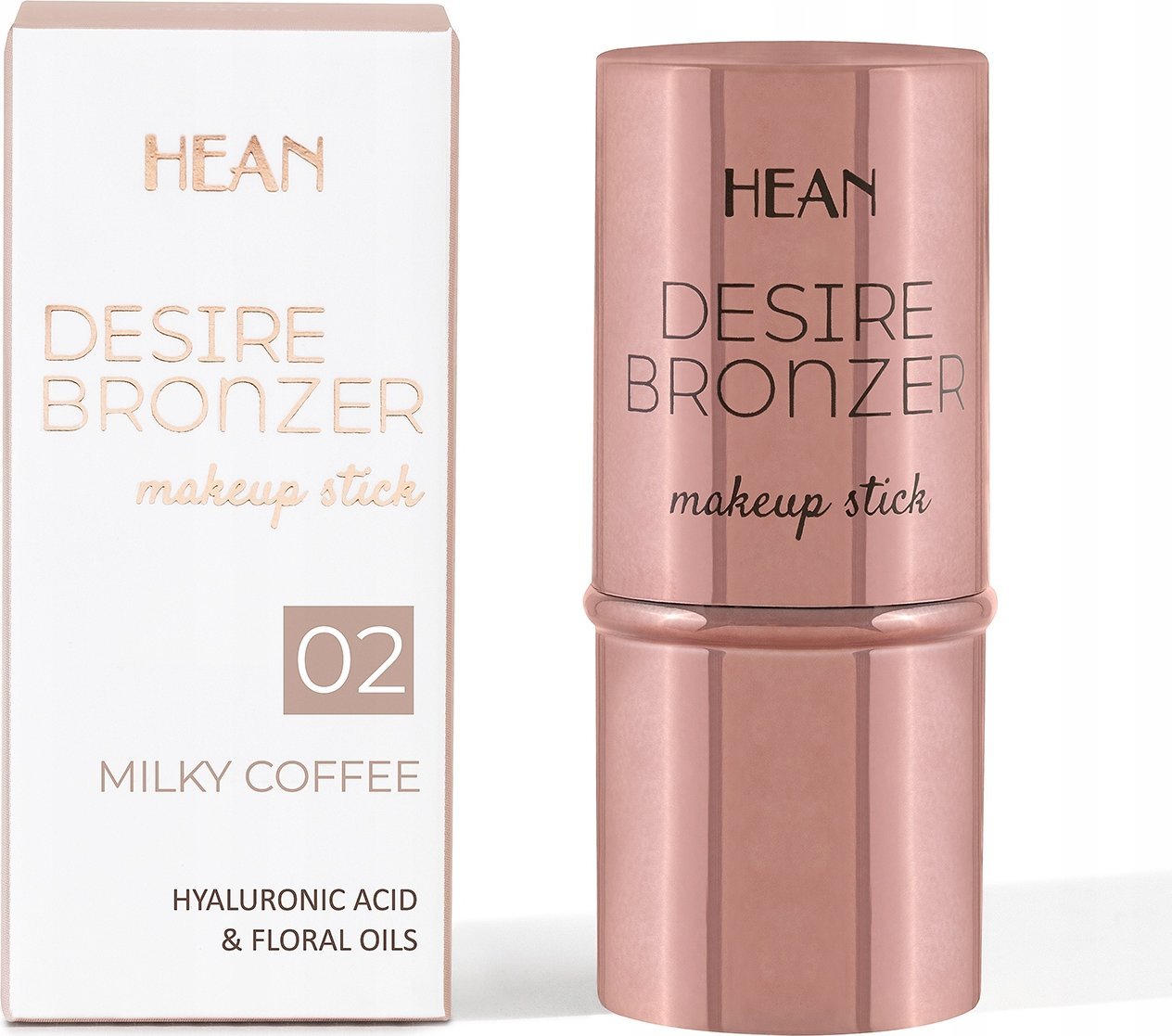 Hean Desire Bronzer Sztyft do konturowania twarzy 5.5g Milky Coffee (02)