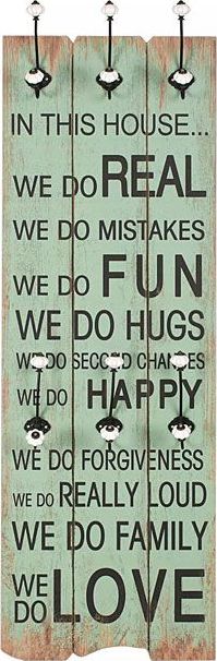 Elior Wieszak ścienny z napisami Marelo 3X