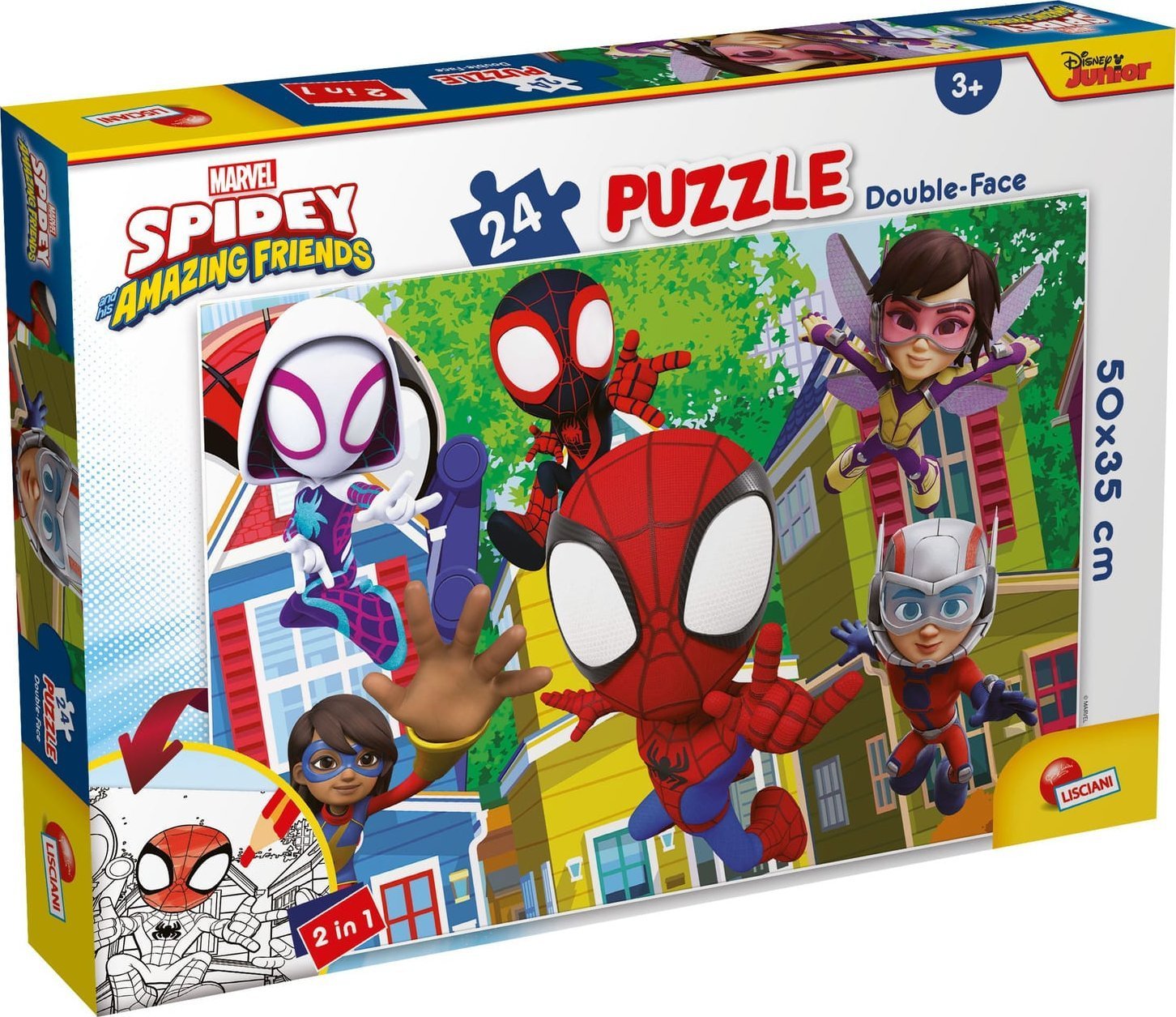 Lisciani LISCIANI MARVEL PUZZLE DF PLUS 24 SPIDEY - THIS IS A TEAM!.