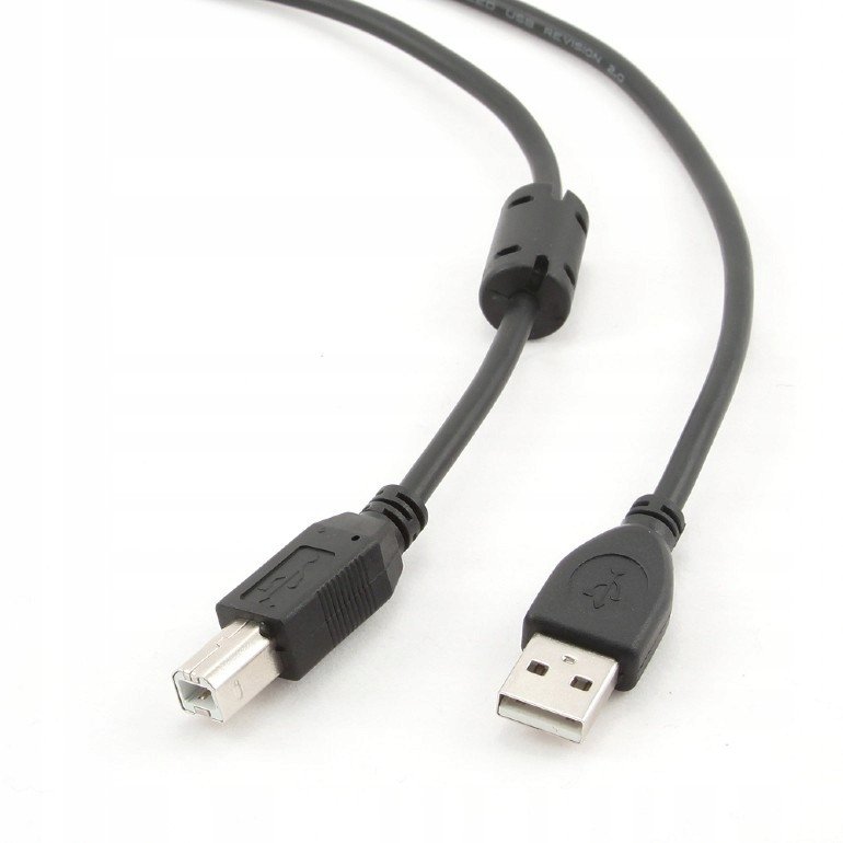 Kabel USB AM BM DO DRUKARKI SKANERA 1,8 m czarny