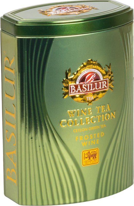 Basilur Basilur FROSTED WINE zielona herbata liść Ceylon WINO LODOWE puszka - 75 g