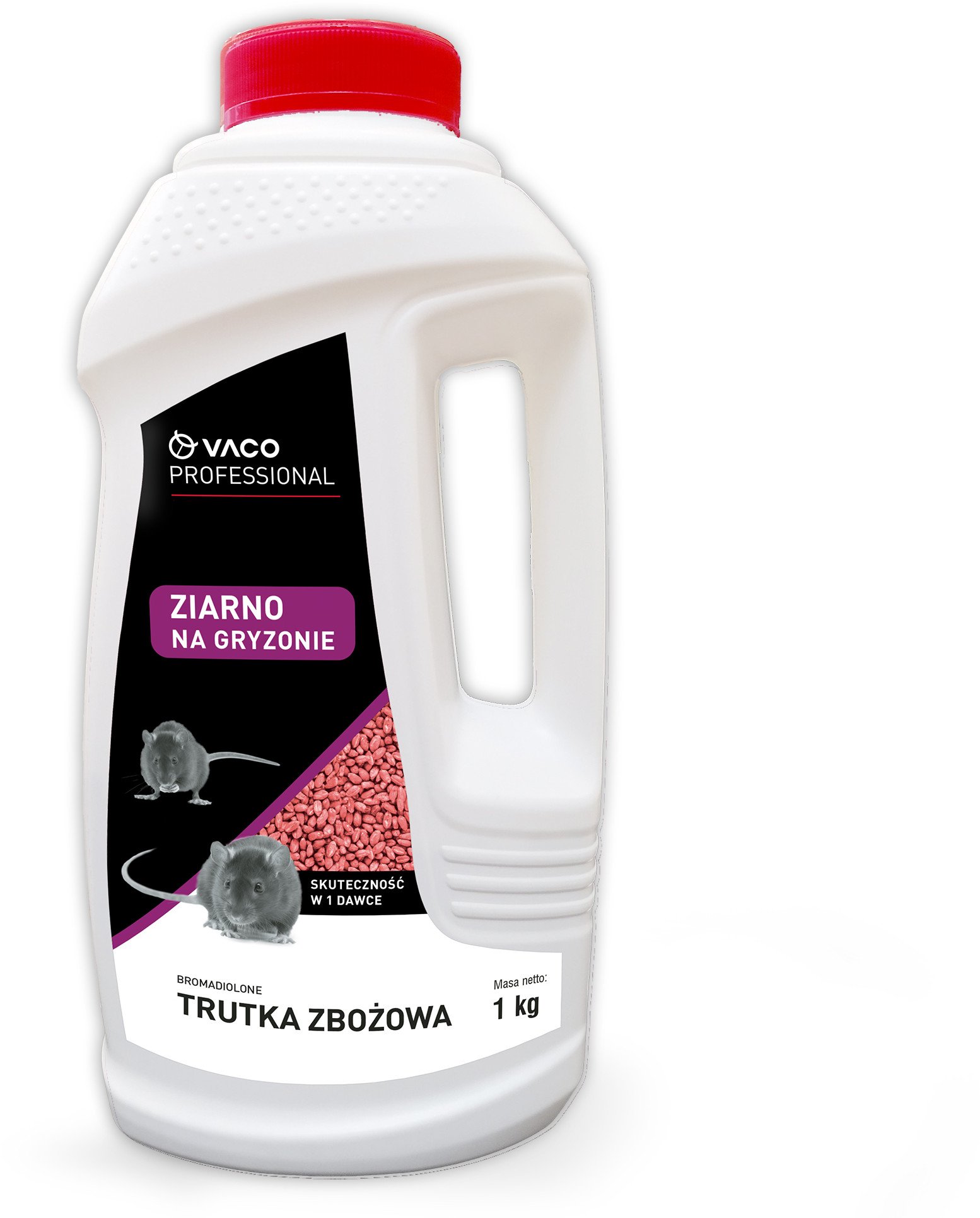 Trutka na myszy i szczury 1kg ziarno VACO PRO