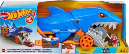 Hot Wheels Transporter rekin + auto (GVG36)