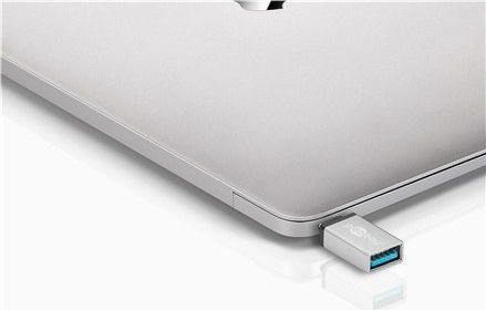 Adapter USB Goobay USB-C - USB Srebrny (56620)