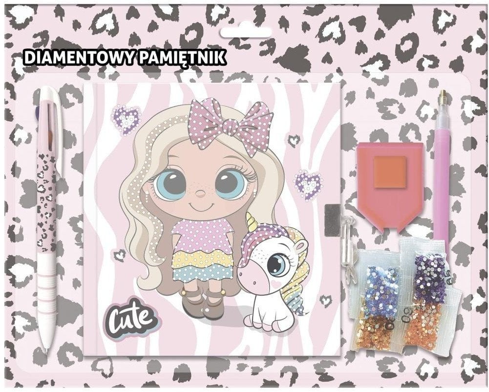 Pamiętnik z kłódką+długopis 3 kol Best Friends 10