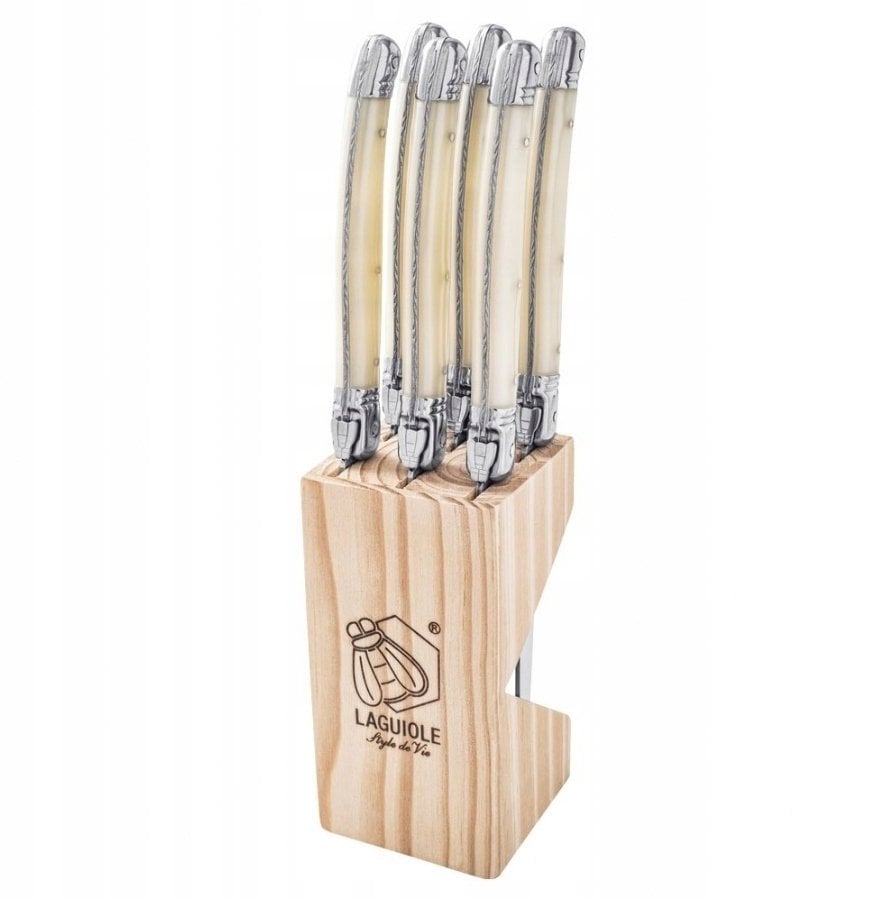 Laguiole LAGUIOLE Steak knives Pearl SET 6 SdV