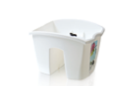 Prosperplast Doniczka balkonowa CROWN 240mm antracyt - DCRO240-S433