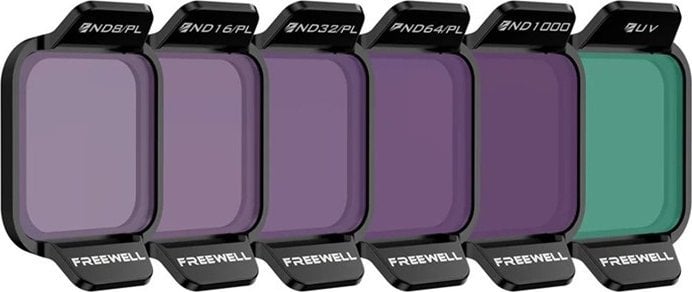 Zestaw 6 filtrów Freewell Bright Day do DJI Flip