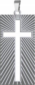 Radziszewska Jewellery Srebrna zawieszka KRZYŻ DEDYKACJA GRATIS