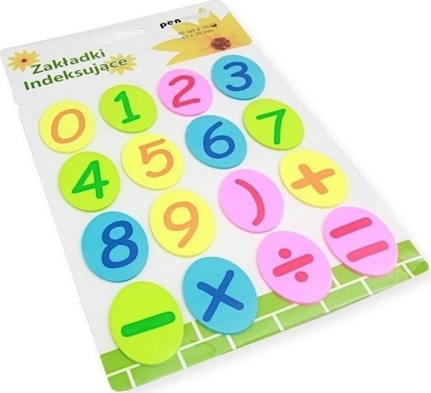 Zakładki indeksujące Znaki matematyczne