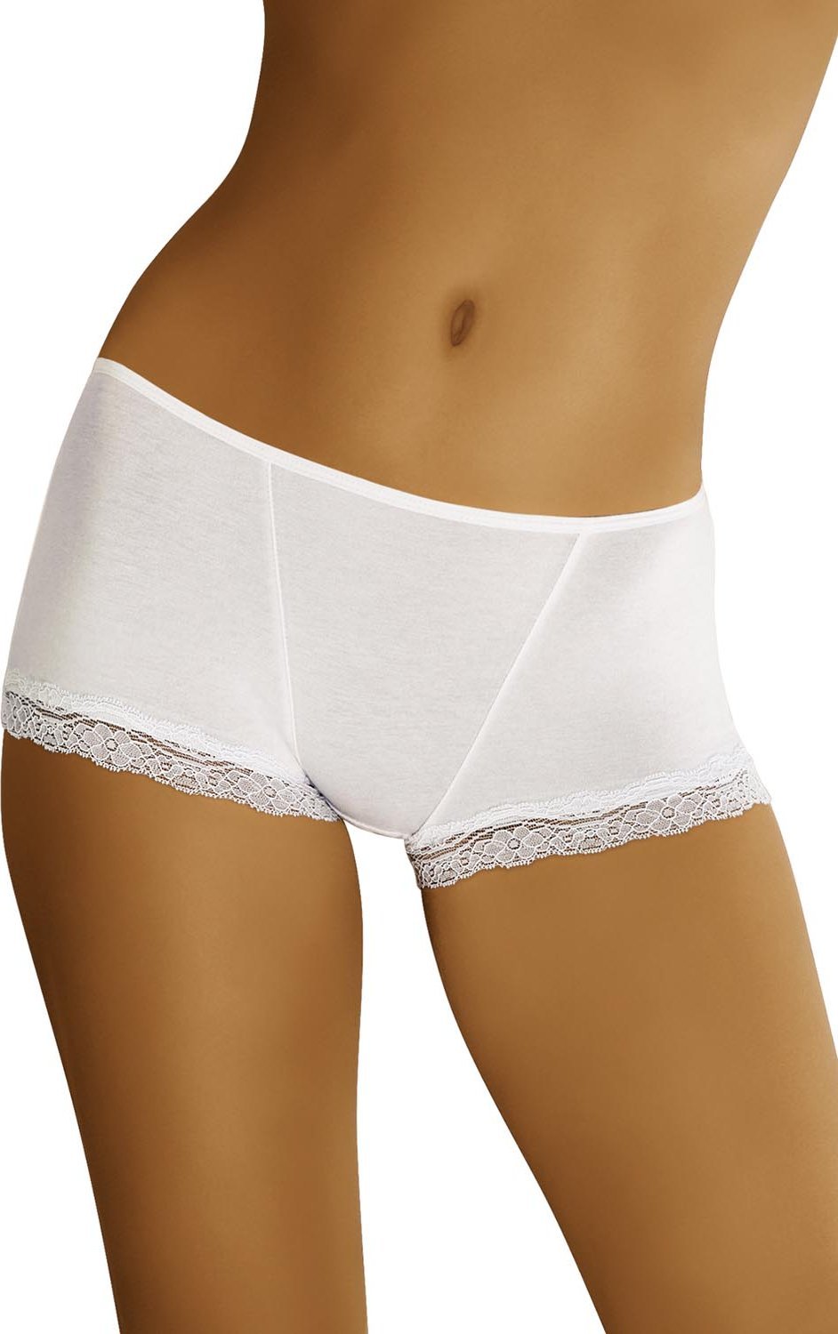 Wolbar Wol-Bar Eco-Te biały L Majtki szorty