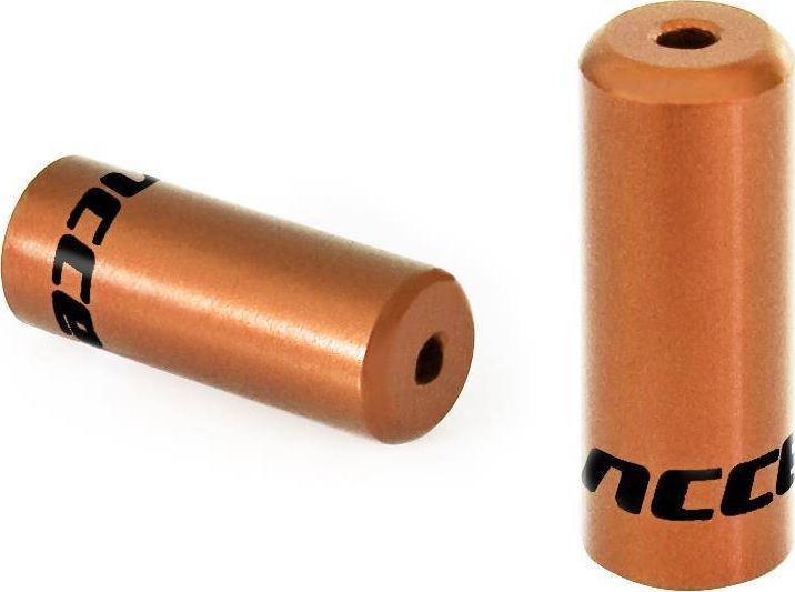 Accent Końcówka pancerza hamulca 5 mm Accent w kolorze złotym 5 sztuk uniwersalny