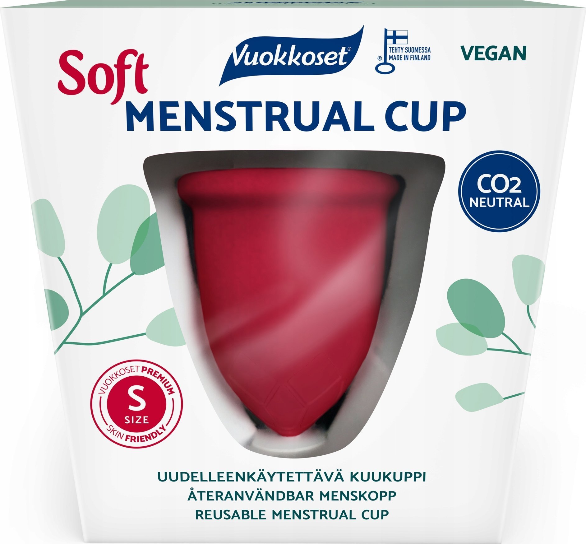 Vuokkoset Vuokkoset, Kubeczek menstruacyjny, rozmiar S, 1szt