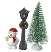 Latarnie uliczne choinka bałwan