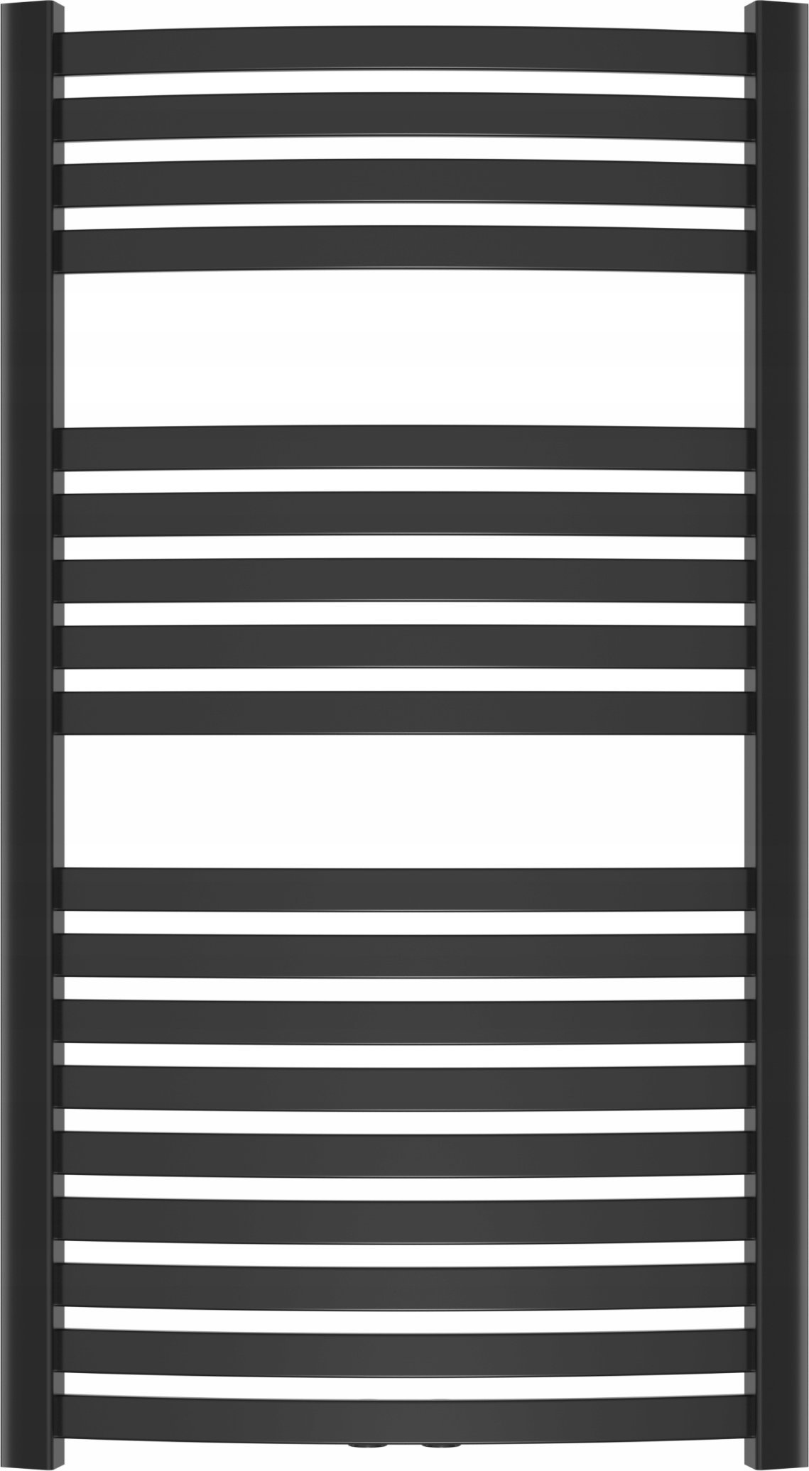 Towel dryer INVENA, 1000 x 540 mm, steel, black