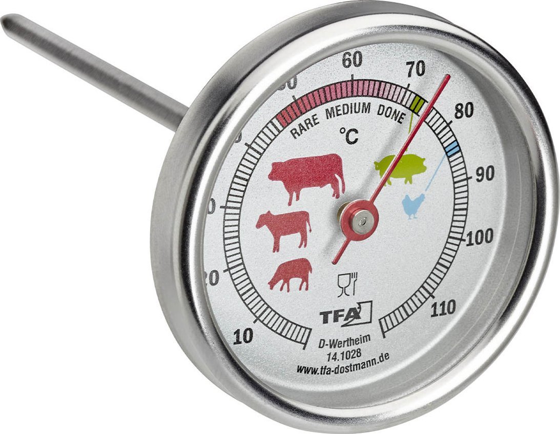 TFA TFA 14.1028 Meat Thermometer stainless steel
