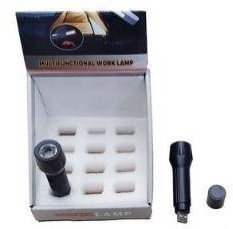 Latarka czarna 11cm USB 12szt/disp 012575 91092