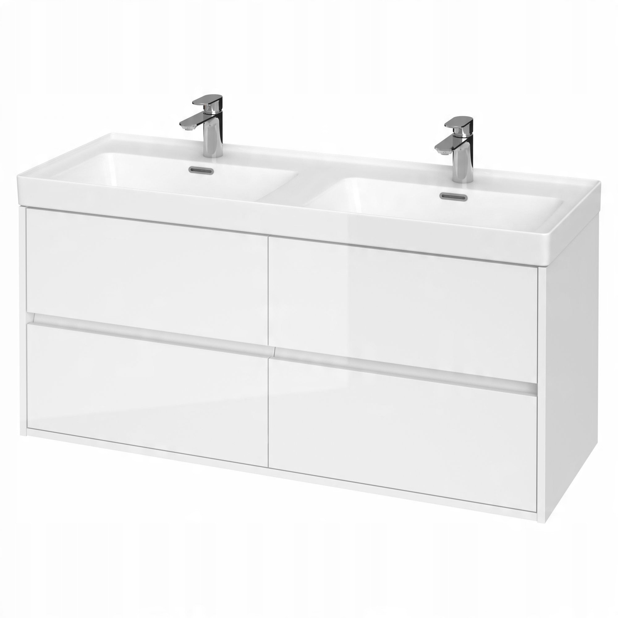 Cersanit S801-323 SET B284 CREA 120 BIAŁY ZMONT ( SZAFKA + UMYWALKA) WIRT. // CER.CREA-SET-120-BIAŁY