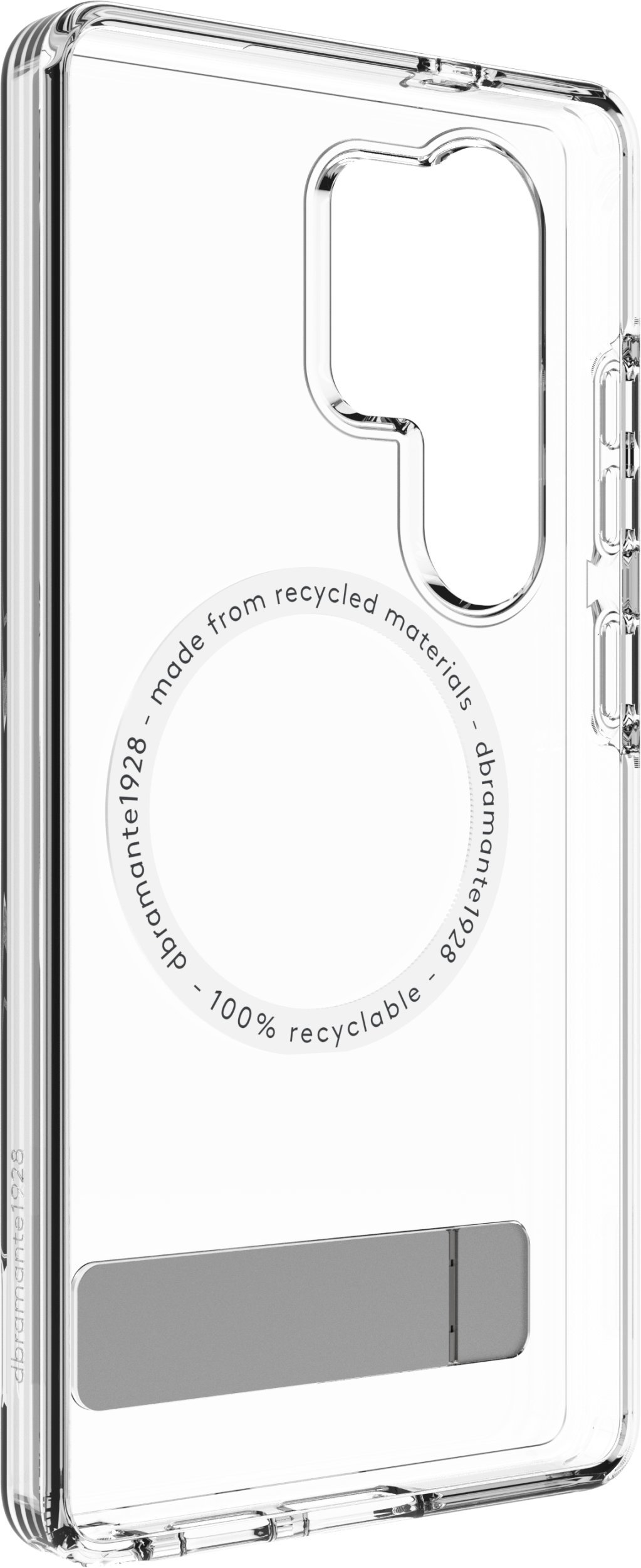 Dbramante1928 Iceland Pro Qi2 Kick case, Galaxy S25 Ultra, clear