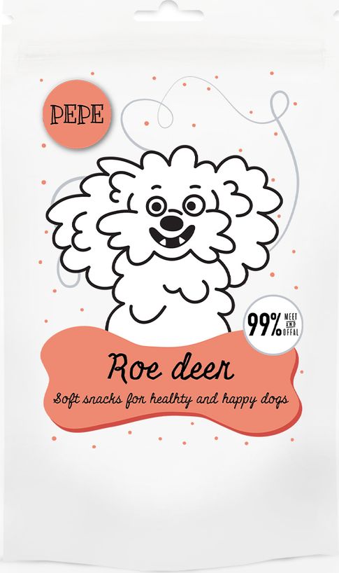 Paka Zwierzaka Paka Zwierzaka PEPE mini chunkies Roe Deer (sarna) 70g