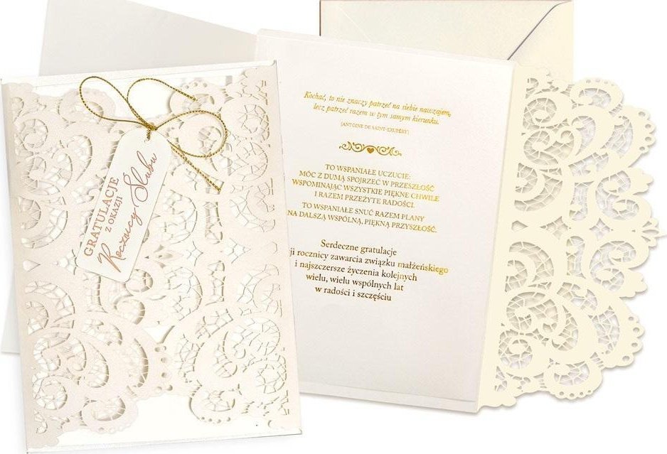Karnet Rocznica ślubu