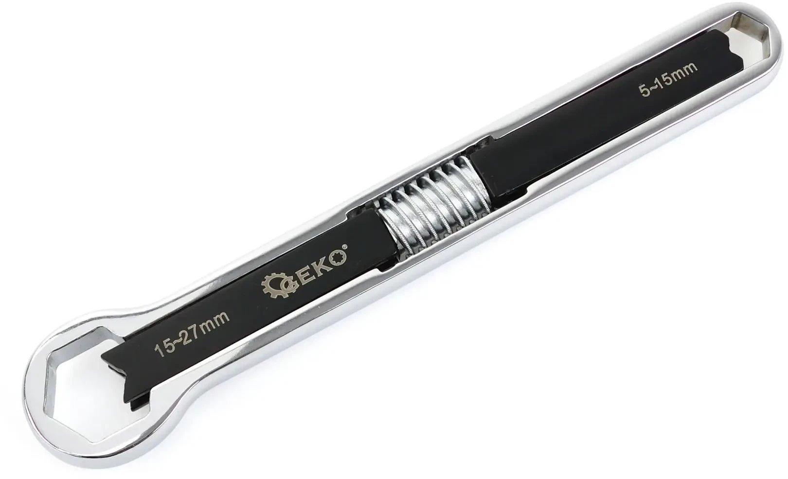Klucz oczkowy nastawny - dwustronny 15-27mm/5-15mm CrV (30)