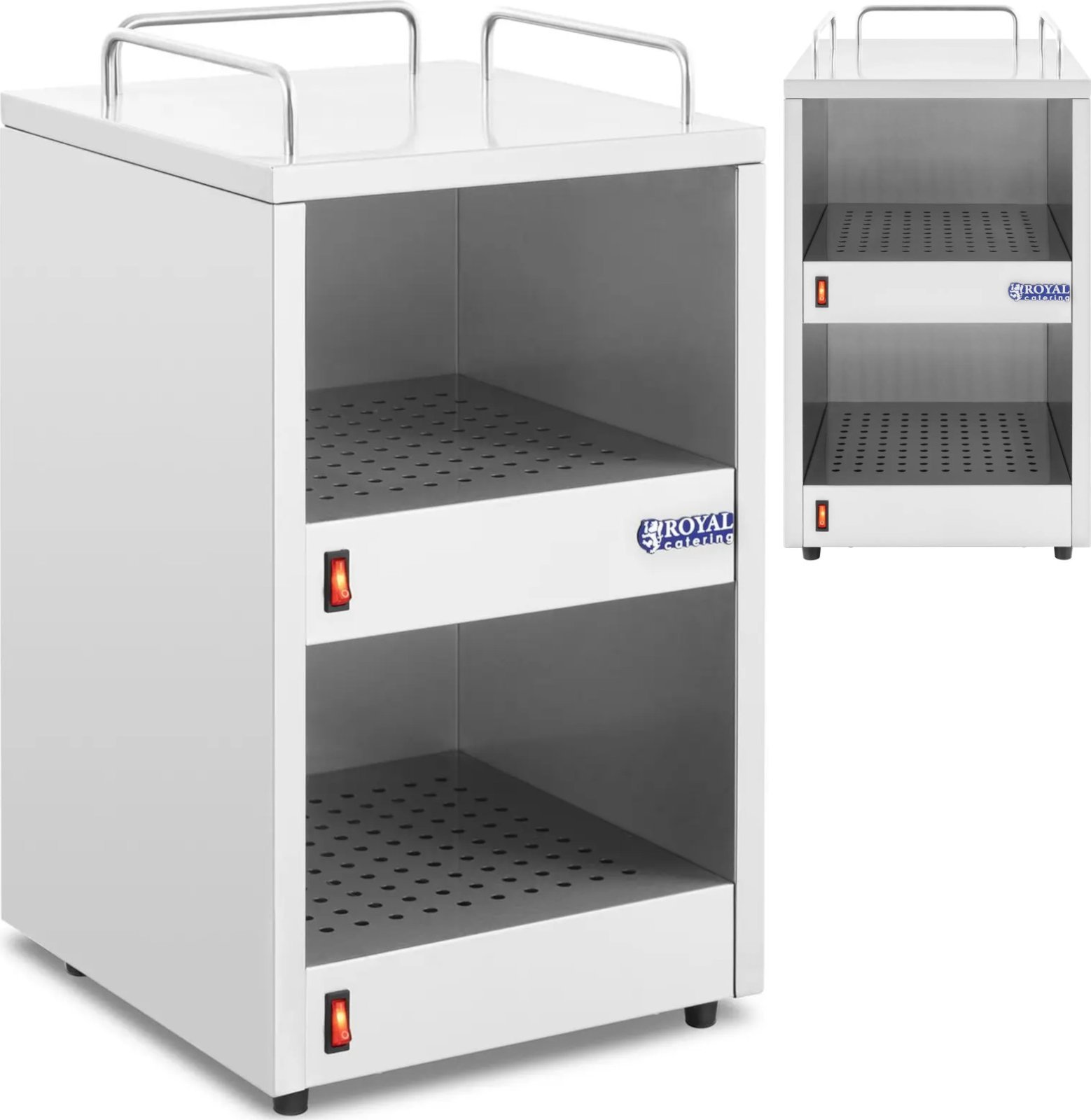 Royal Catering Podgrzewacz szafkowy do filiżanek kubków talerzy na 72 filiżanki 140 W Podgrzewacz szafkowy do filiżanek kubków talerzy na 72 filiżanki