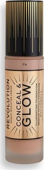 Makeup Revolution Makeup Revolution London Conceal & Glow Podkład 23ml F4