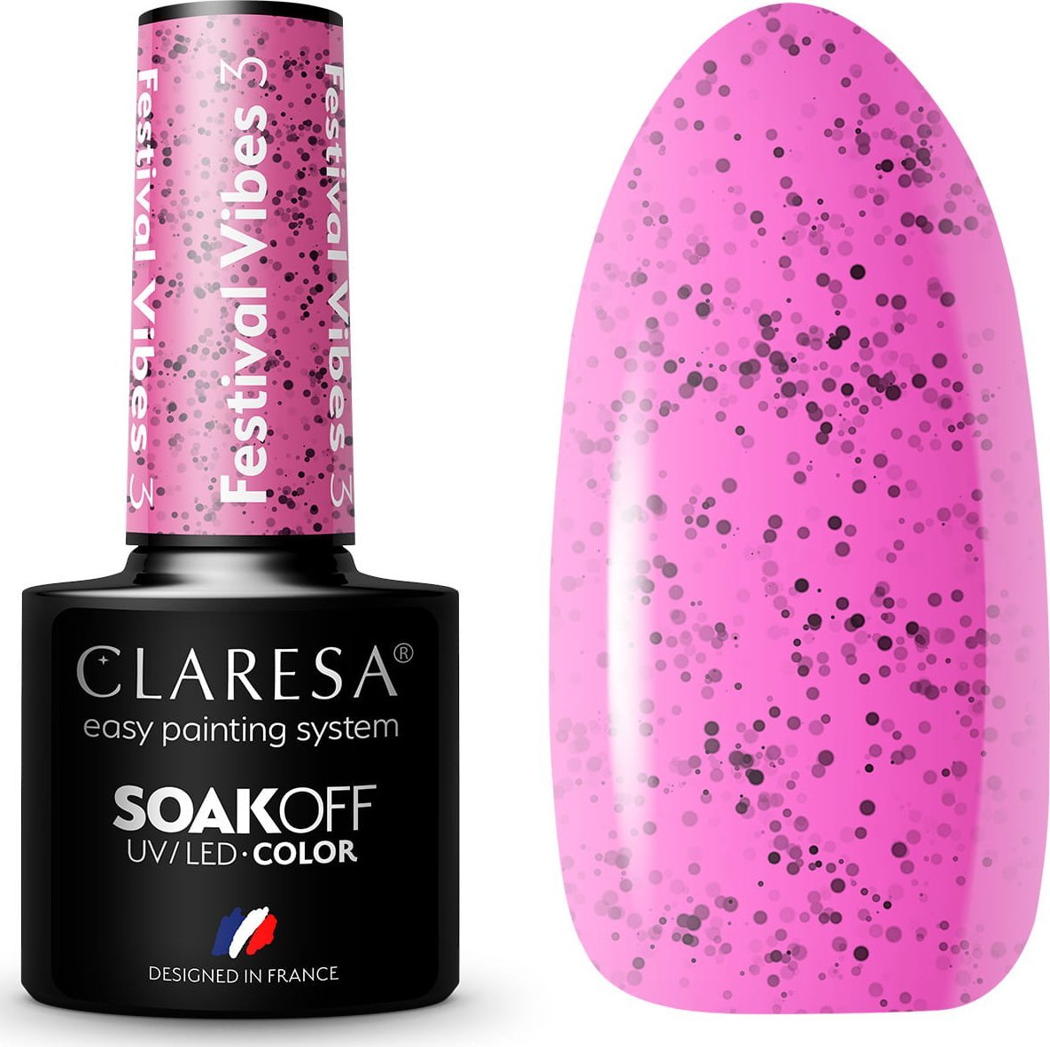 Claresa Claresa lakier hybrydowy Festival Vibes 3 - 5g