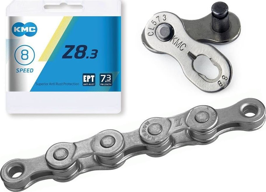KMC Łańcuch KMC Z8 EPT antykorozyjny, 114 ogniw, 7,3 mm, 6/7/8-rzędowy uniwersalny