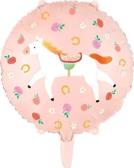 PartyDeco Balon foliowy Koń 45cm