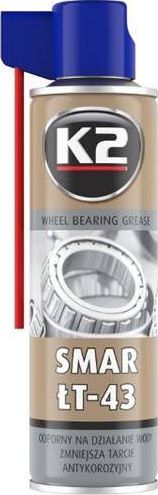 K2 Smar ŁT-43 do łożysk toczonych i ślizgowych, 400 ml