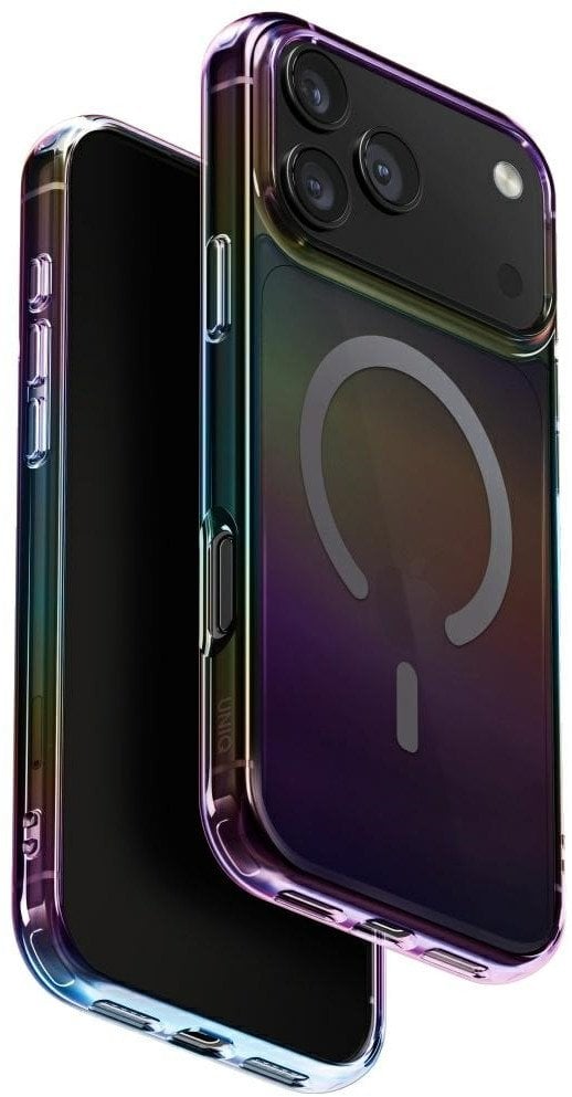 Etui UNIQ Iridescia do Apple iPhone 17 Pro Max MagClick Charging midnight quartz