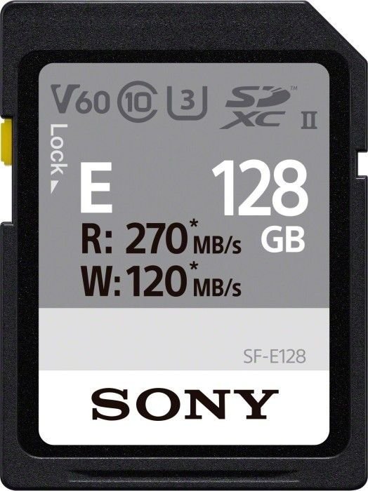 Karta Sony SF-E SDXC 128 GB Class 10 UHS-II/U3 V60 (SFE128A)