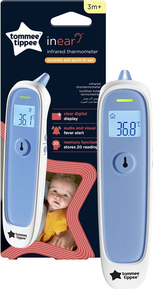 Termometr Tommee Tippee TOMMEE TIPPEE Ear Digital Thermometer, 0m.+, 499057