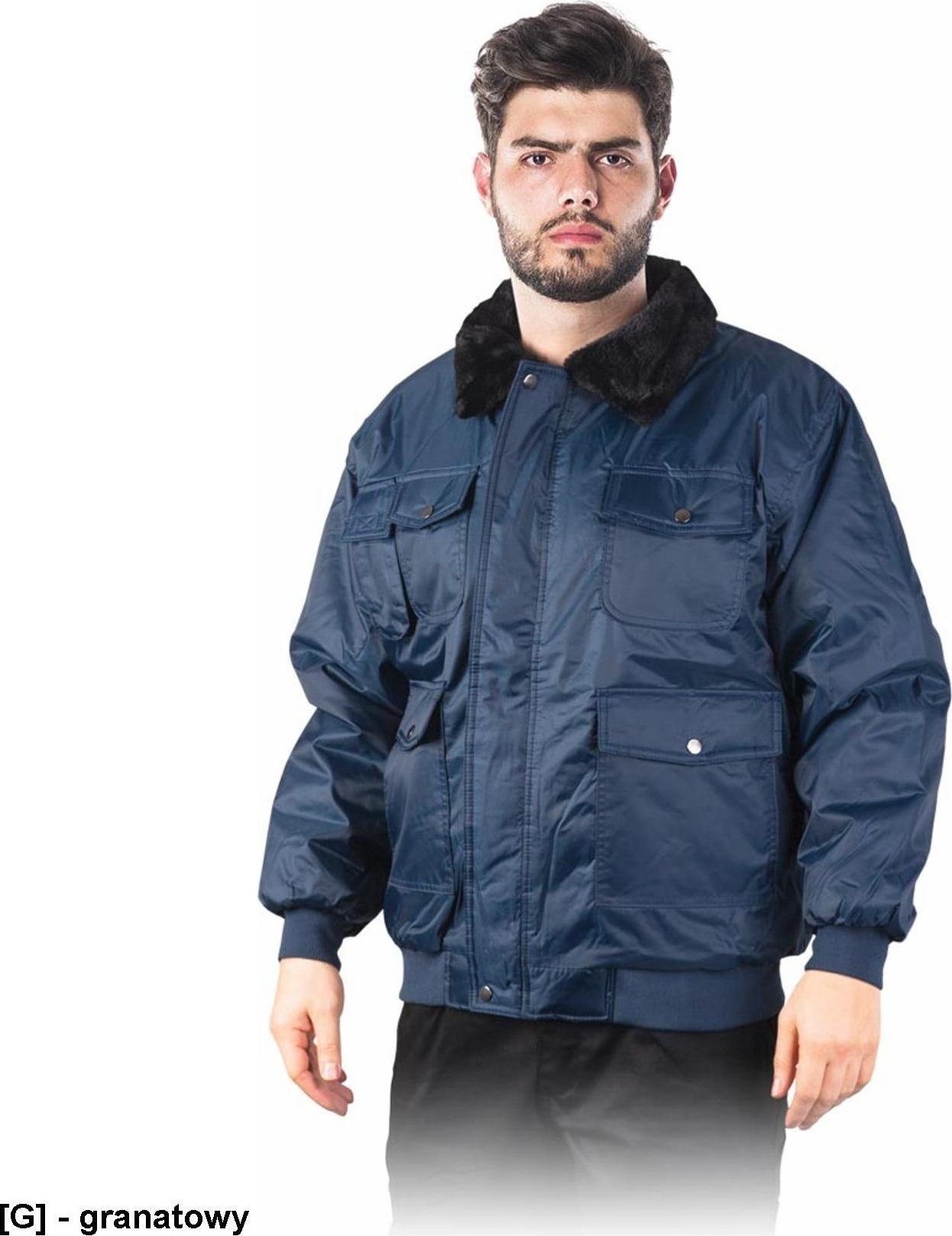 R.E.I.S. BOMBER - kurtka - granatowy 3XL